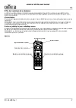 Preview for 13 page of Chauvet DJ RFC-XL Quick Reference Manual