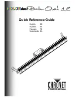 Preview for 1 page of Chauvet Professional COLORdash Batten-Quad 12 Quick Reference Manual