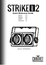 Preview for 1 page of Chauvet Professional STRIKEARRAY2 Quick Reference Manual