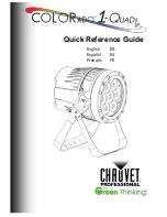 Chauvet ColorAdo 1-Quad IP Quick Reference Manual preview