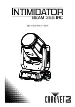 Chauvet intimidator beam 355 IRC Quick Reference Manual preview