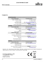 Preview for 32 page of Chauvet Line Dancer LED Quick Reference Manual