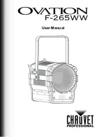 Chauvet OVATION F-265WW User Manual preview