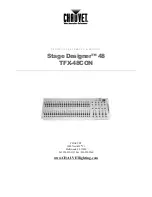 Chauvet Stage Designer 48 Technical Reference Manual preview