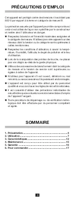 Preview for 3 page of Chauvin Arnoux C.A 740N User Manual