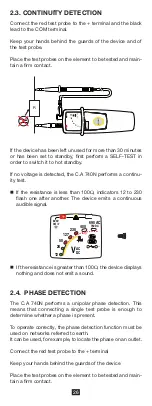 Preview for 26 page of Chauvin Arnoux C.A 740N User Manual