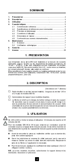 Preview for 3 page of Chauvin Arnoux MN 08 User Manual