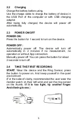 Preview for 7 page of Checkme O2 Max User Manual