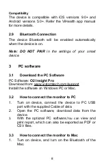 Preview for 10 page of Checkme O2 Max User Manual