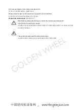 Preview for 5 page of CHEE SIANG INDUSTRIAL M100 Series Instruction Manual