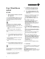 Preview for 4 page of Cherry Ergo WheelMouse optical M-5500 Quick Start Instructions