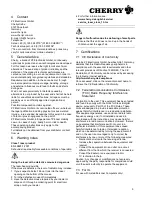 Preview for 9 page of Cherry LIFE NANO M-300R Operating Manual