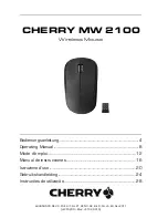 Cherry MW 2100 Operating Manual preview