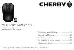 Preview for 1 page of Cherry MW 2110 Operating Manual