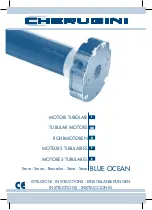 CHERUBINI BLUE OCEAN Series Instructions Manual preview