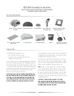 Preview for 2 page of chicago brick oven CBO-500 Assembly Instructions Manual