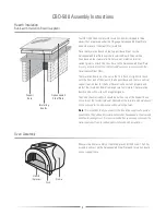 Preview for 3 page of chicago brick oven CBO-500 Assembly Instructions Manual