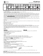 Preview for 20 page of Chicago Controls Thermostats CP7630 Operator'S Manual