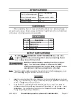 Preview for 11 page of Chicago Electric 41213 Set Up And Operating Instructions Manual