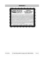 Preview for 13 page of Chicago Electric 42864 Assembly And Operation Instructions Manual