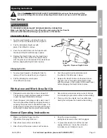 Preview for 9 page of Chicago Electric 62356 Owner'S Manual & Safety Instructions