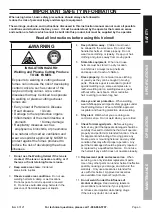 Preview for 3 page of Chicago Electric 63121 Owner'S Manual & Safety Instructions