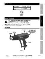 Preview for 9 page of Chicago Electric 69343 Owner'S Manual & Safety Instructions