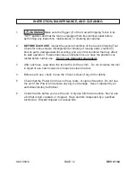 Preview for 12 page of Chicago Electric 90814 Assembly And Operating Instructions Manual