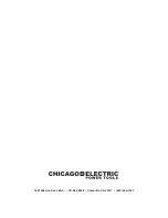 Preview for 16 page of Chicago Electric 91222 User Manual