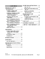 Preview for 2 page of Chicago Electric 98107 Set Up And Operating Instructions Manual