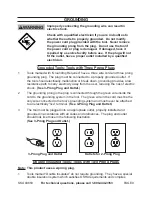 Preview for 9 page of Chicago Electric DEMOLITION HAMMER 93853 Set Up And Operating Instructions Manual