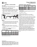 Preview for 20 page of Chicago Pneumatic CP3030-325AFR Operator'S Manual