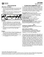 Preview for 8 page of Chicago Pneumatic CP7300 Series Operator'S Manual