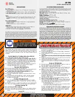 Preview for 10 page of Chicago Pneumatic CP778 Instruction Manual