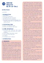 Preview for 16 page of Chicco Oasys 0+ Manual