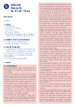 Preview for 63 page of Chicco Oasys 0+ Manual