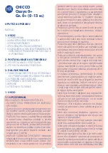 Preview for 87 page of Chicco Oasys 0+ Manual