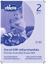 Preview for 1 page of Chicco Remote Controlled Ducati 999 Instruction Manual