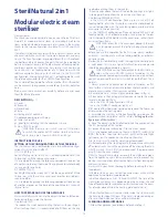 Preview for 12 page of Chicco SterilNatural 2in1 Instructions Manual