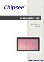 Preview for 1 page of Chipsee CS19108R156P-C111 User Manual