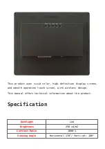 Preview for 2 page of Chipsee PIM-190-C User Manual