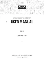 ChiQ CSF080DW User Manual preview