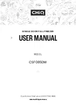 Preview for 1 page of ChiQ CSF085DW User Manual