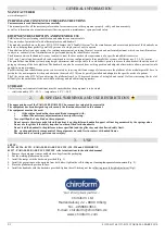 Preview for 2 page of Chiroform StandGOSystem PARALLEL BARS PLUS 2M User And Maintenance Manual