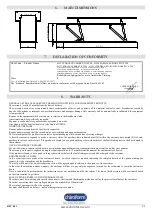 Preview for 5 page of Chiroform StandGOSystem PARALLEL BARS PLUS 2M User And Maintenance Manual