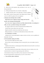 Preview for 72 page of CHIWAI Quan Wei Using And Maintenance Instructions