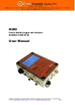 Preview for 1 page of CHK Power Quality MIRO PQ25 User Manual