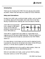 Preview for 2 page of Chord D-MAT User Manual