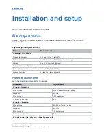 Preview for 11 page of Christie 174-005106-XX Installation And Setup Manual