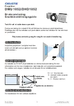 Preview for 110 page of Christie DHD1052 Quick Setup Manual